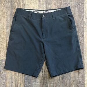Callaway Men's Dark Gray Flat Front Golf Shorts Size 34
